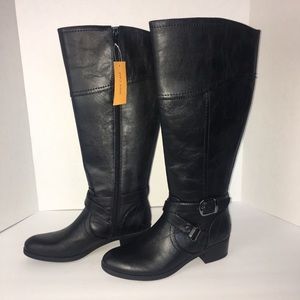 Unisa Wide Calf Riding Boot - Black